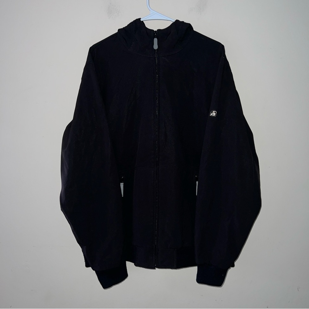 Ripzone Jacket Mens Large Full Zip Hooded Black Snowboard Ski 5000 mm
